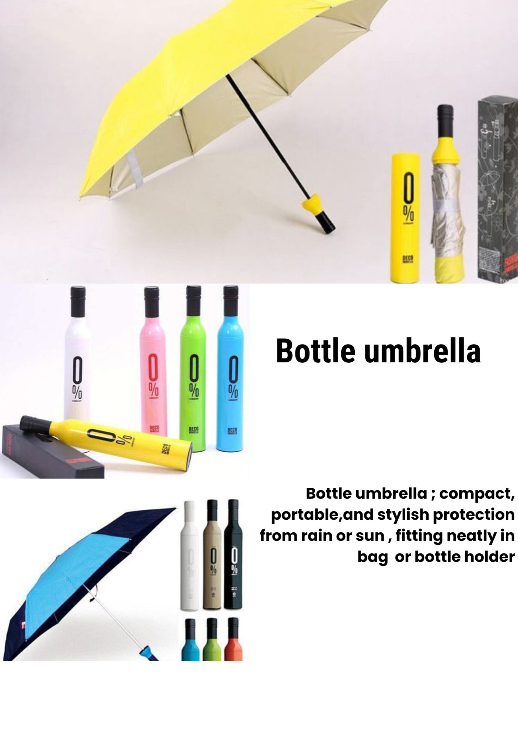 Bottle umbrella