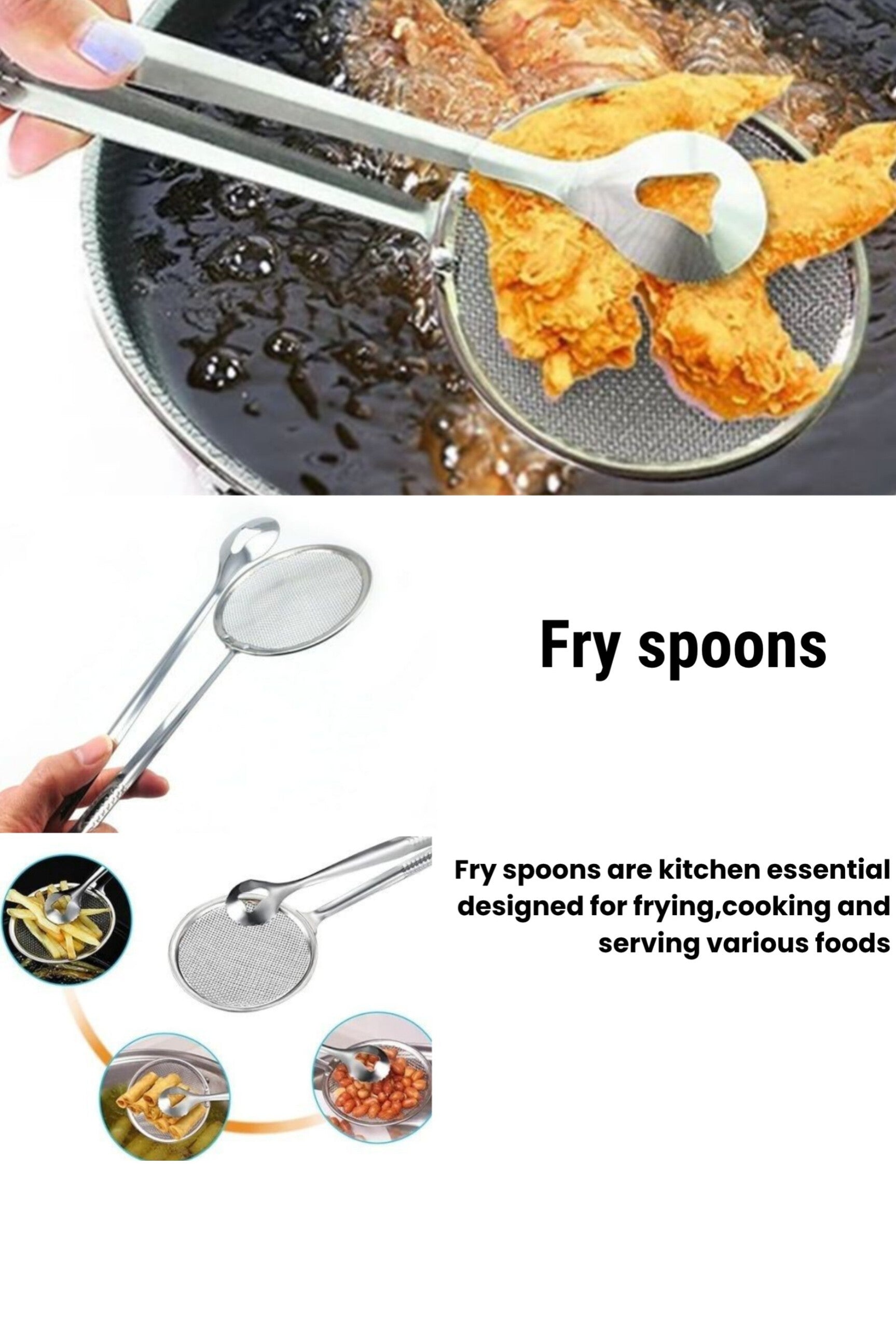 Fry spoons