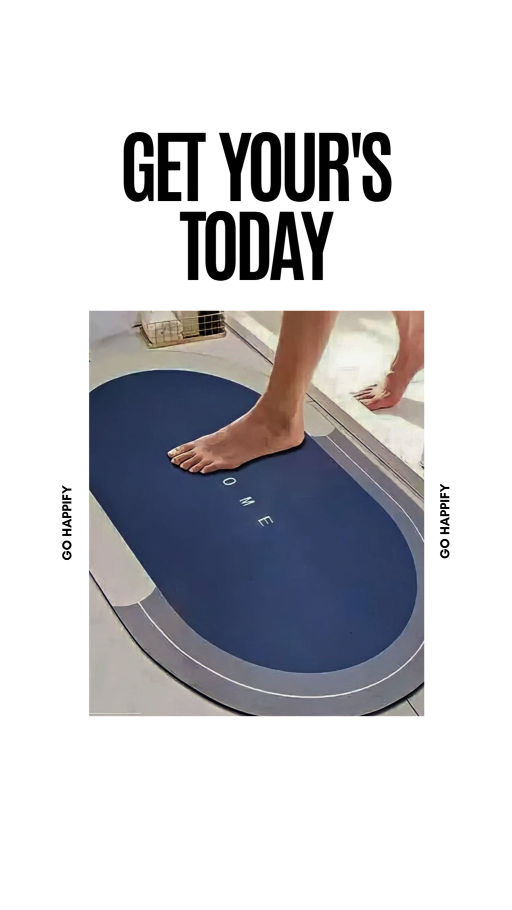 Anti-skid microfiber floor mat