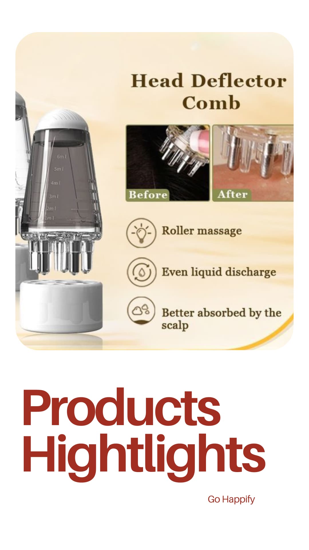 Hair oil applicator and massager
