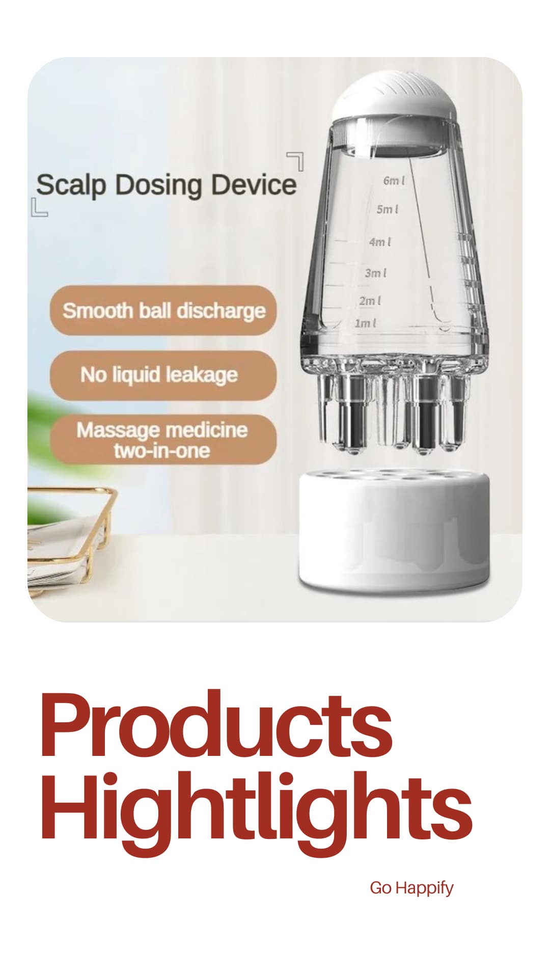 Hair oil applicator and massager