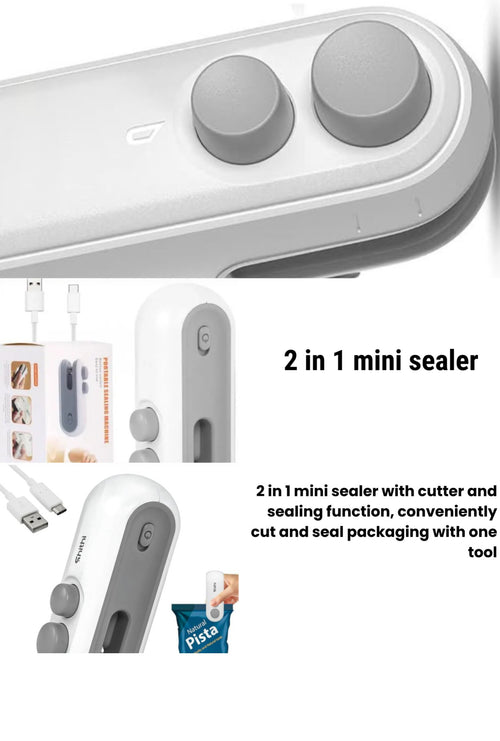 2 in 1 mini sealer and cutter