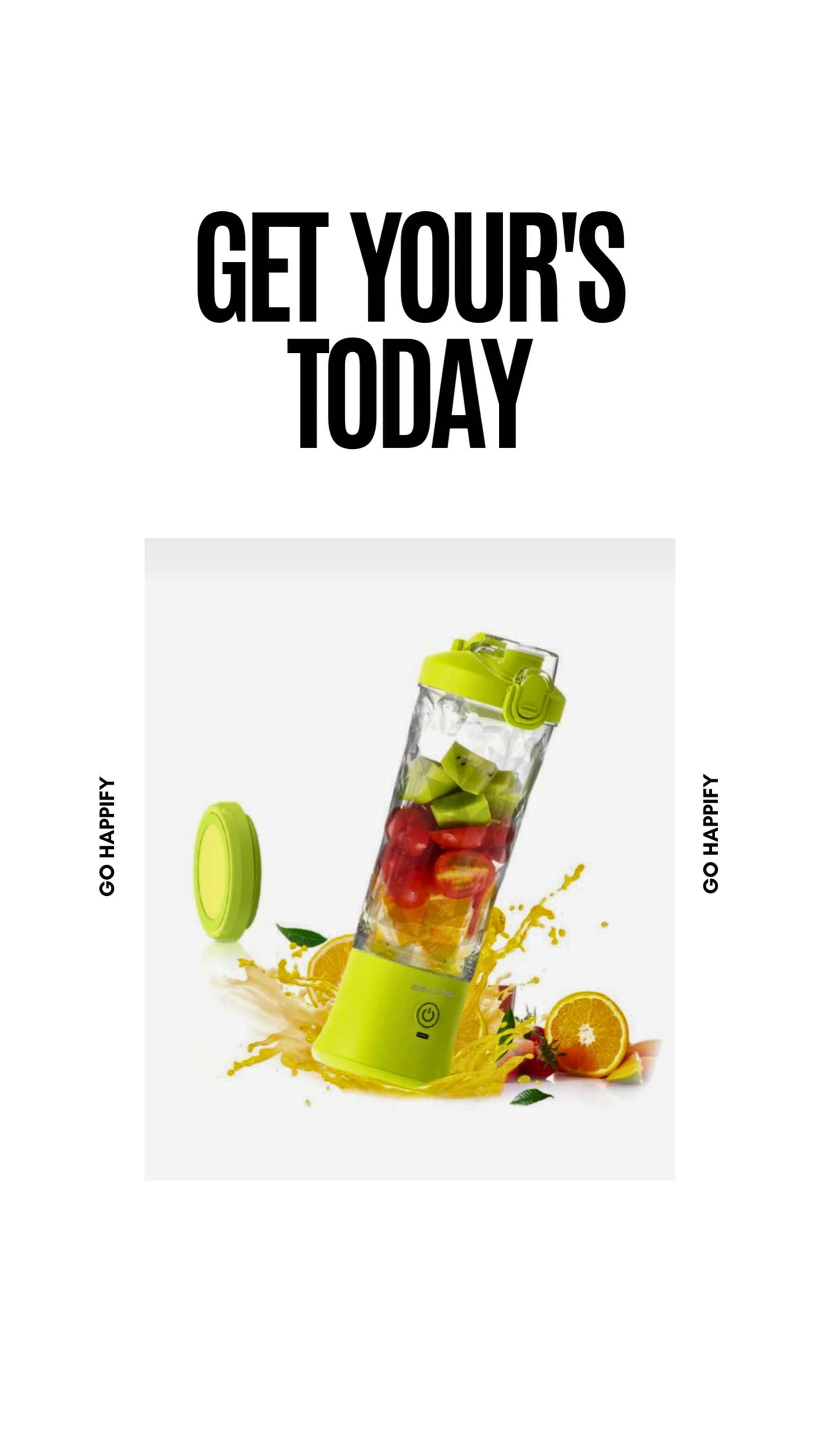 Portable juice blender