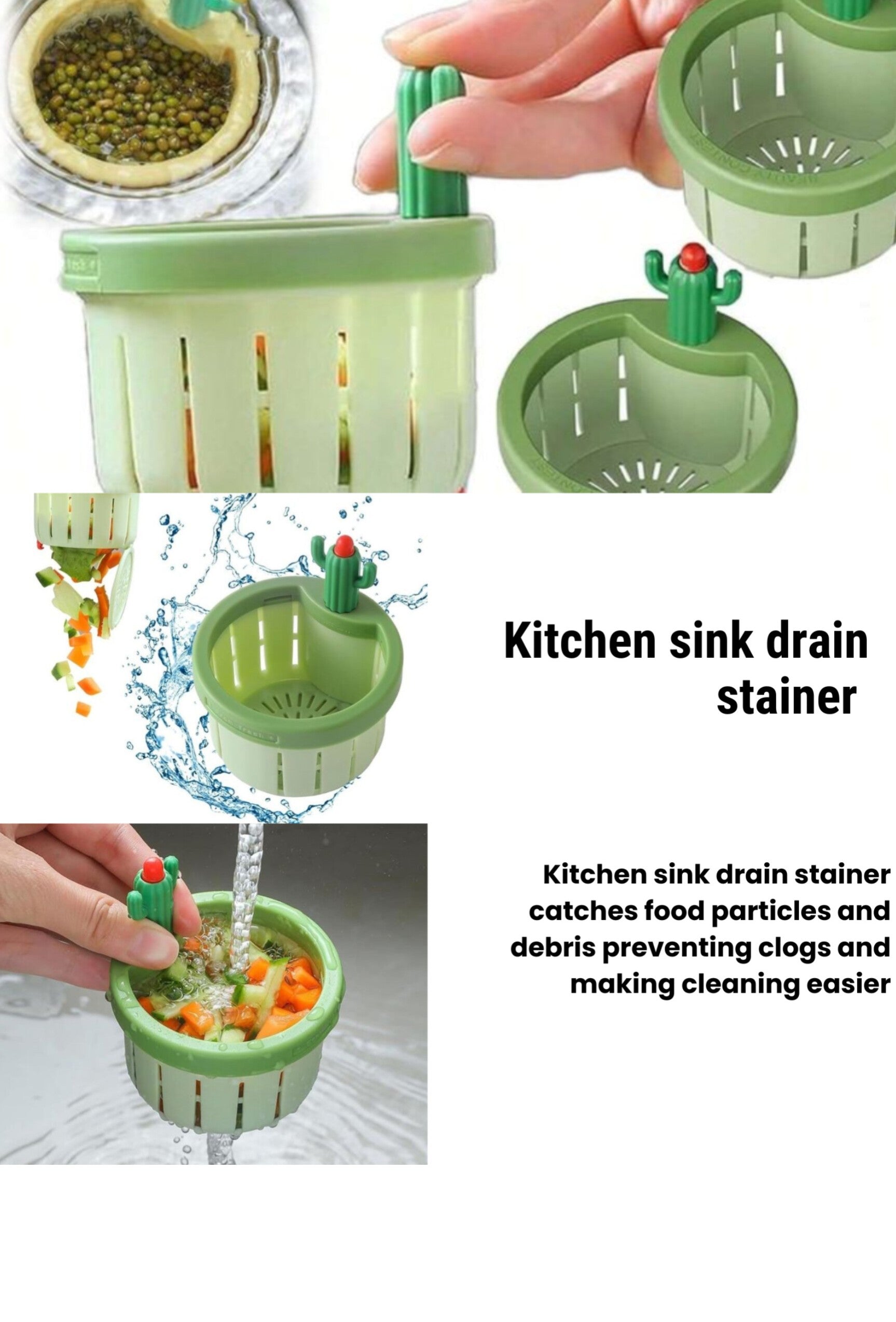 Kitchen sink drain strainer