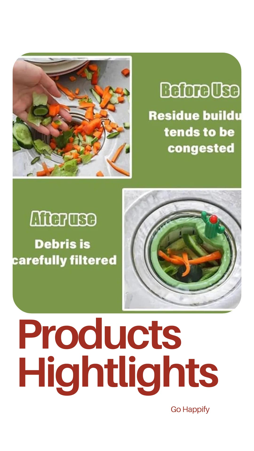 Kitchen sink drain strainer