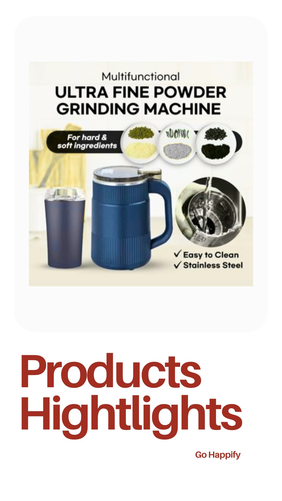 Coffe and spices grinder