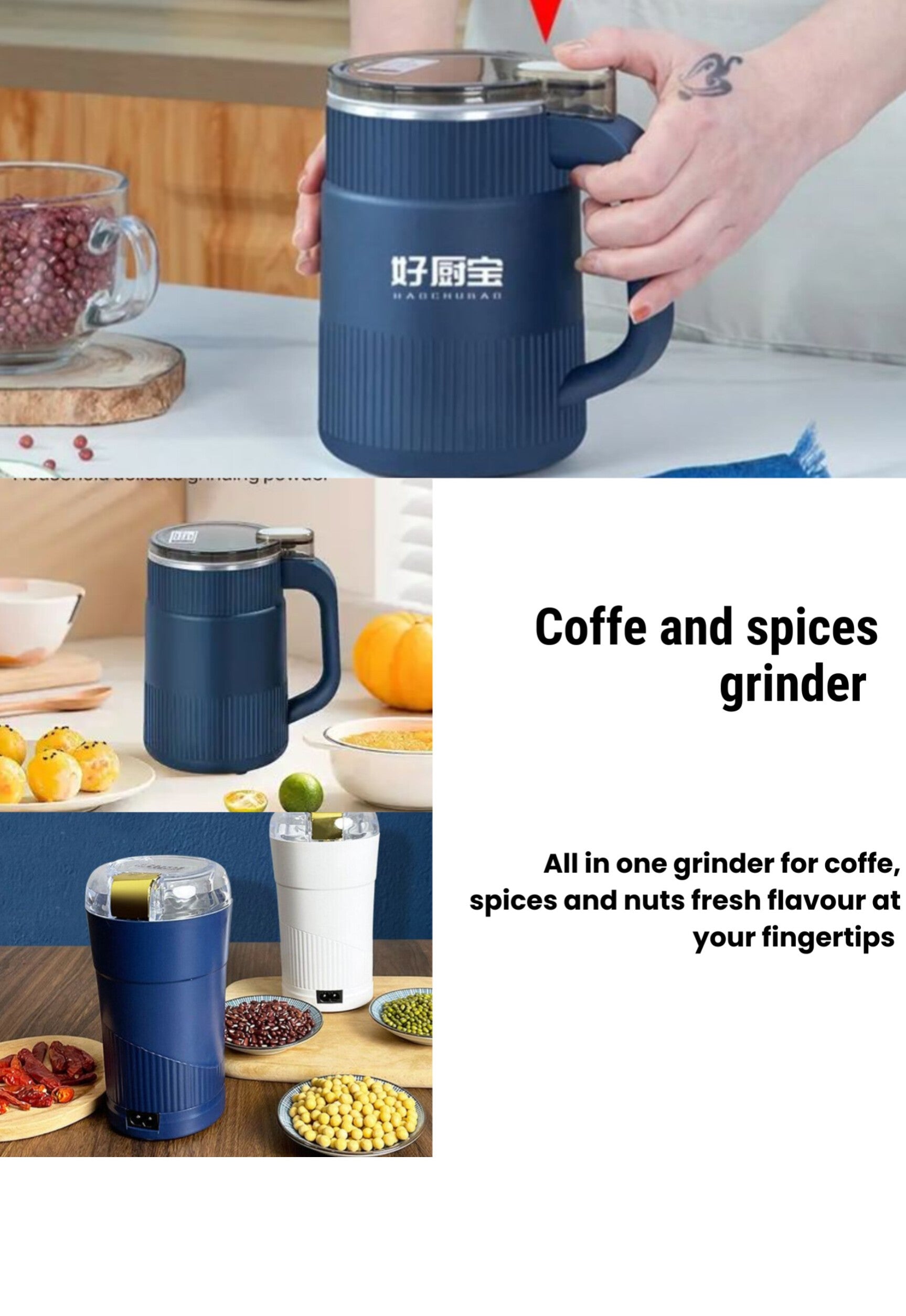 Coffe and spices grinder