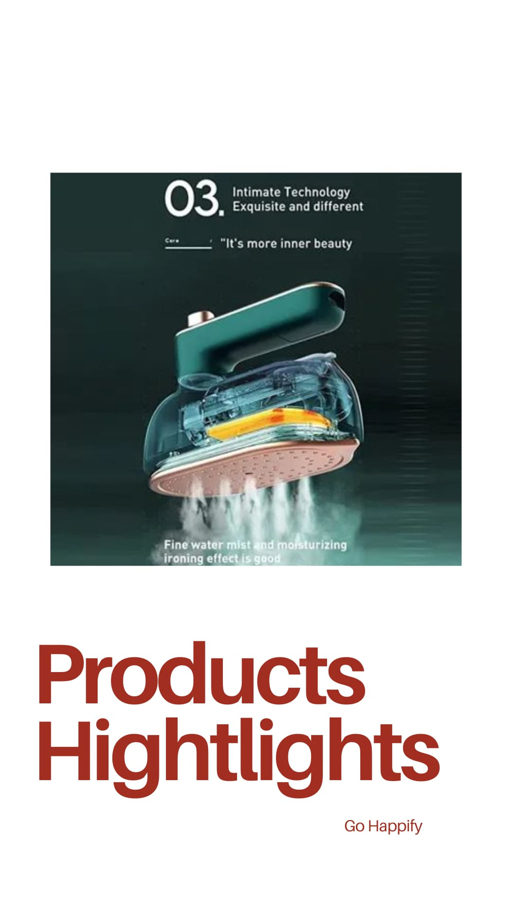 Professional micro steam iron