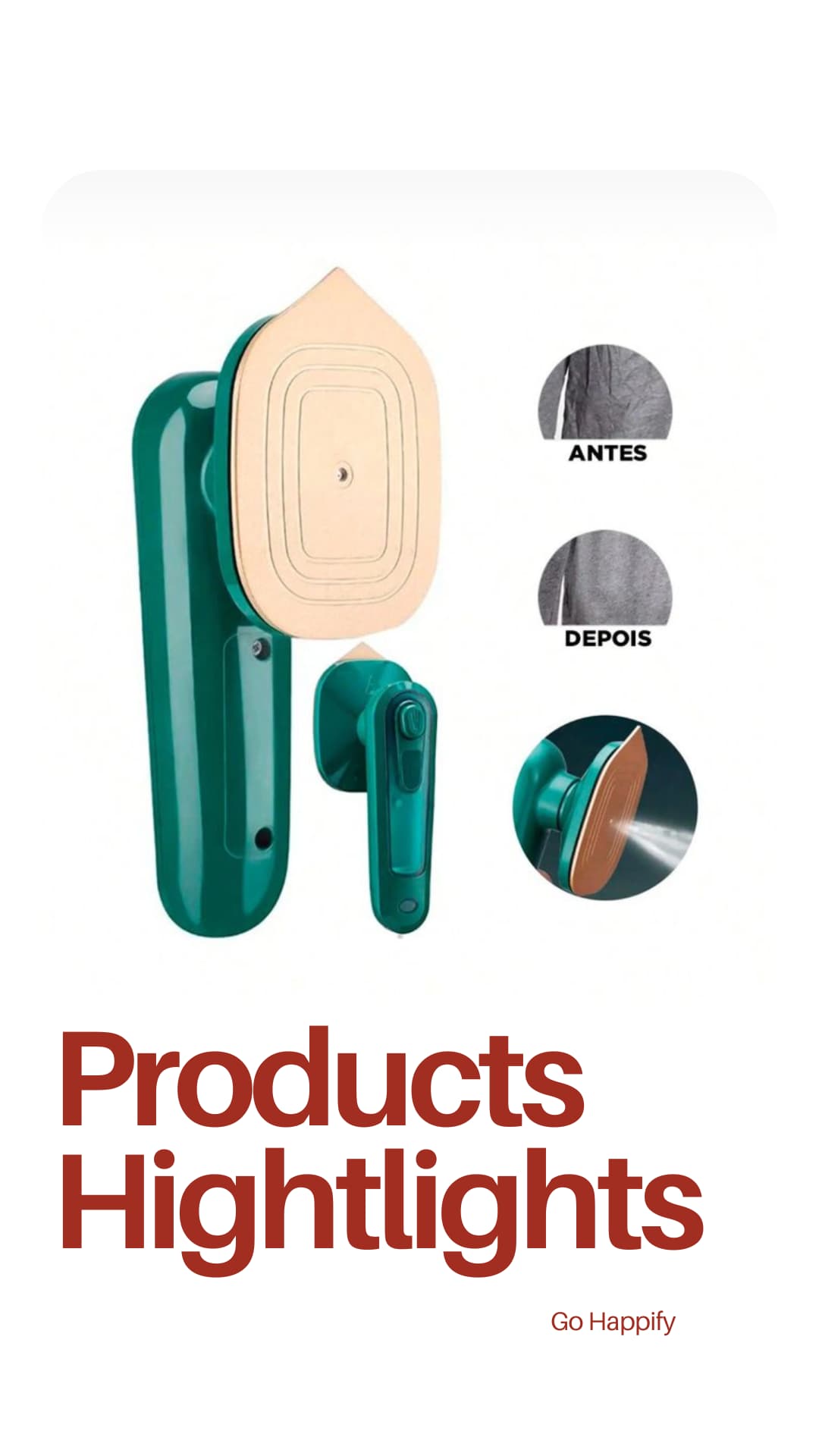 Professional micro steam iron