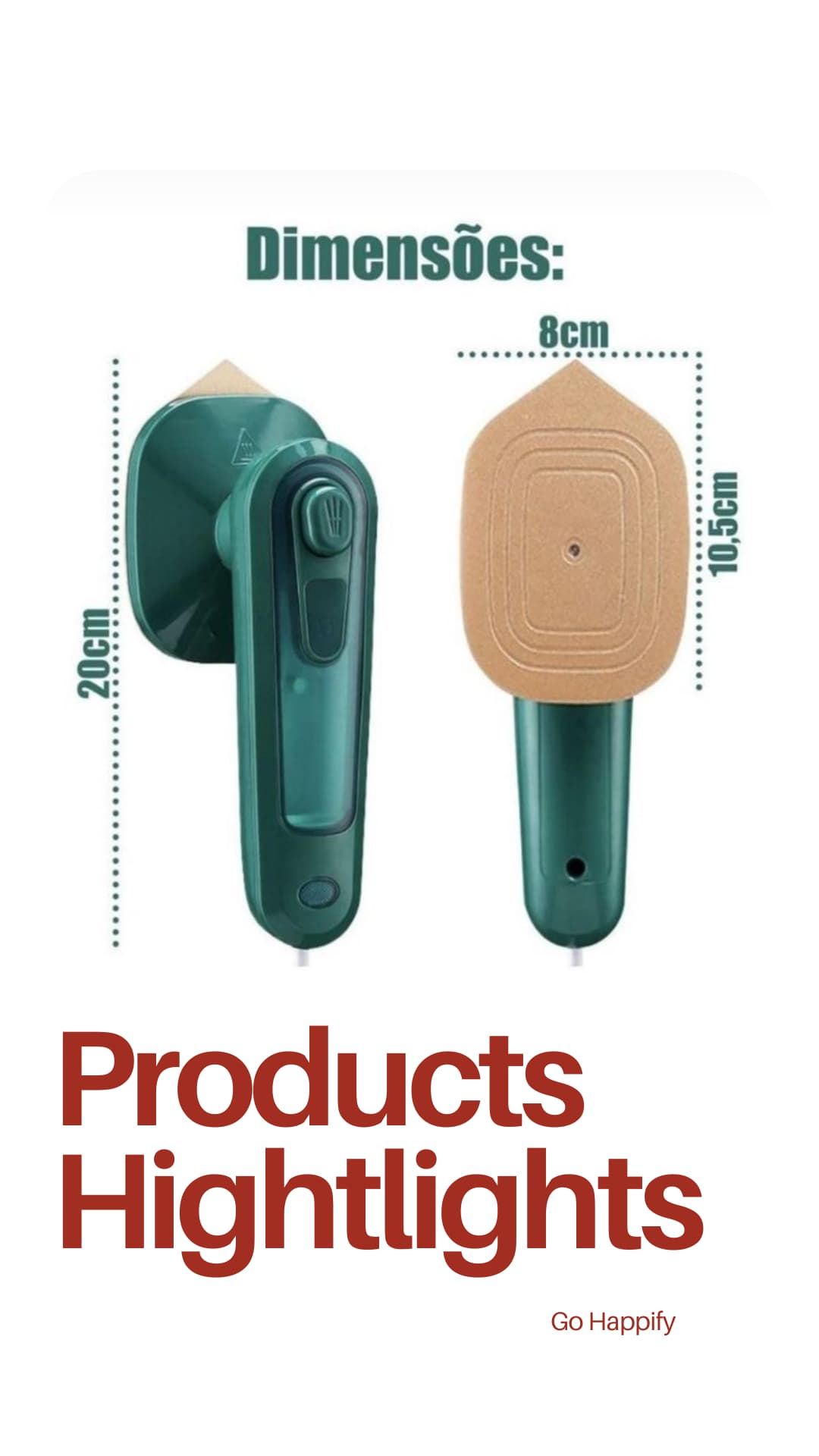 Professional micro steam iron