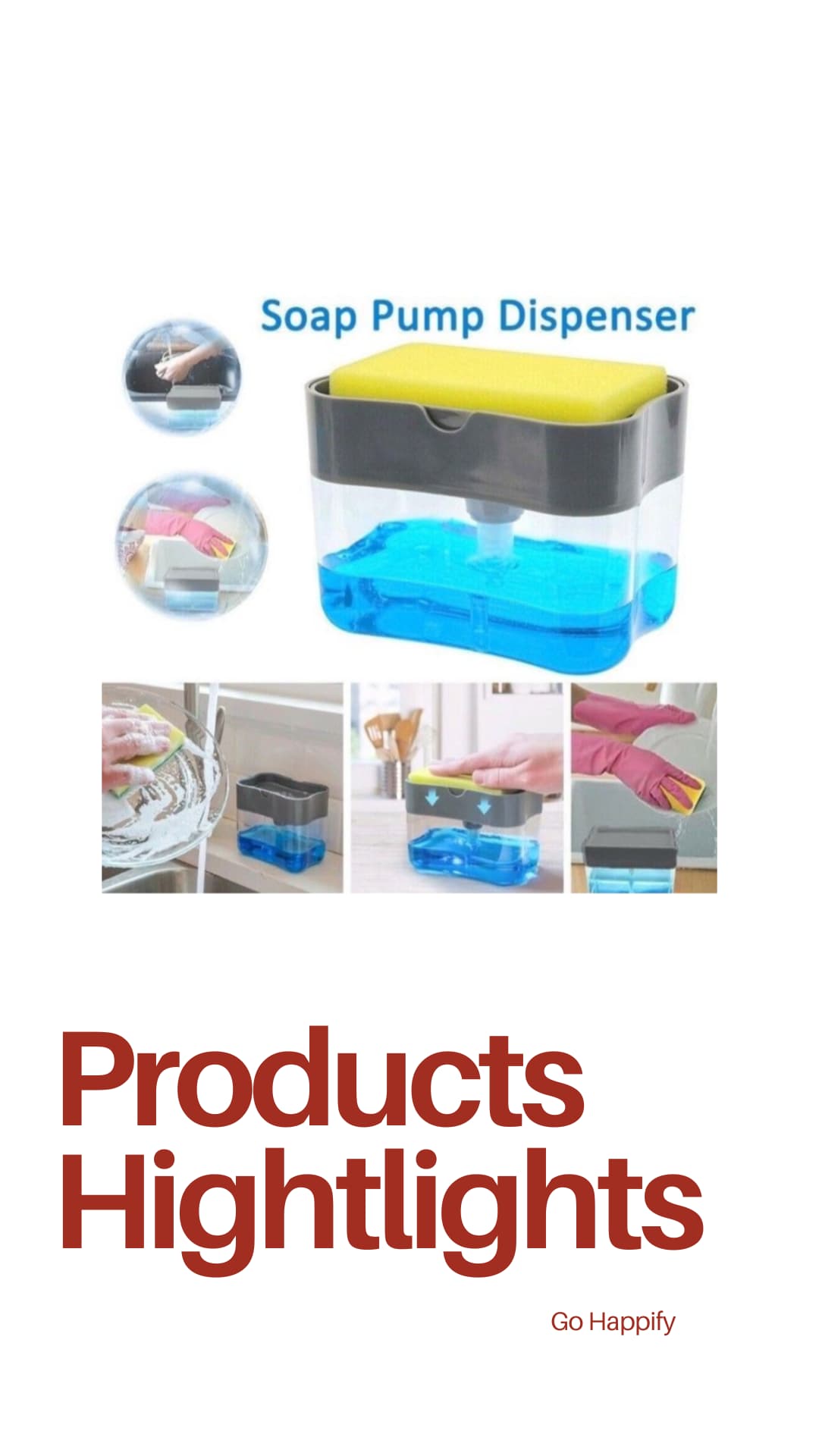 Soap pump dispenser