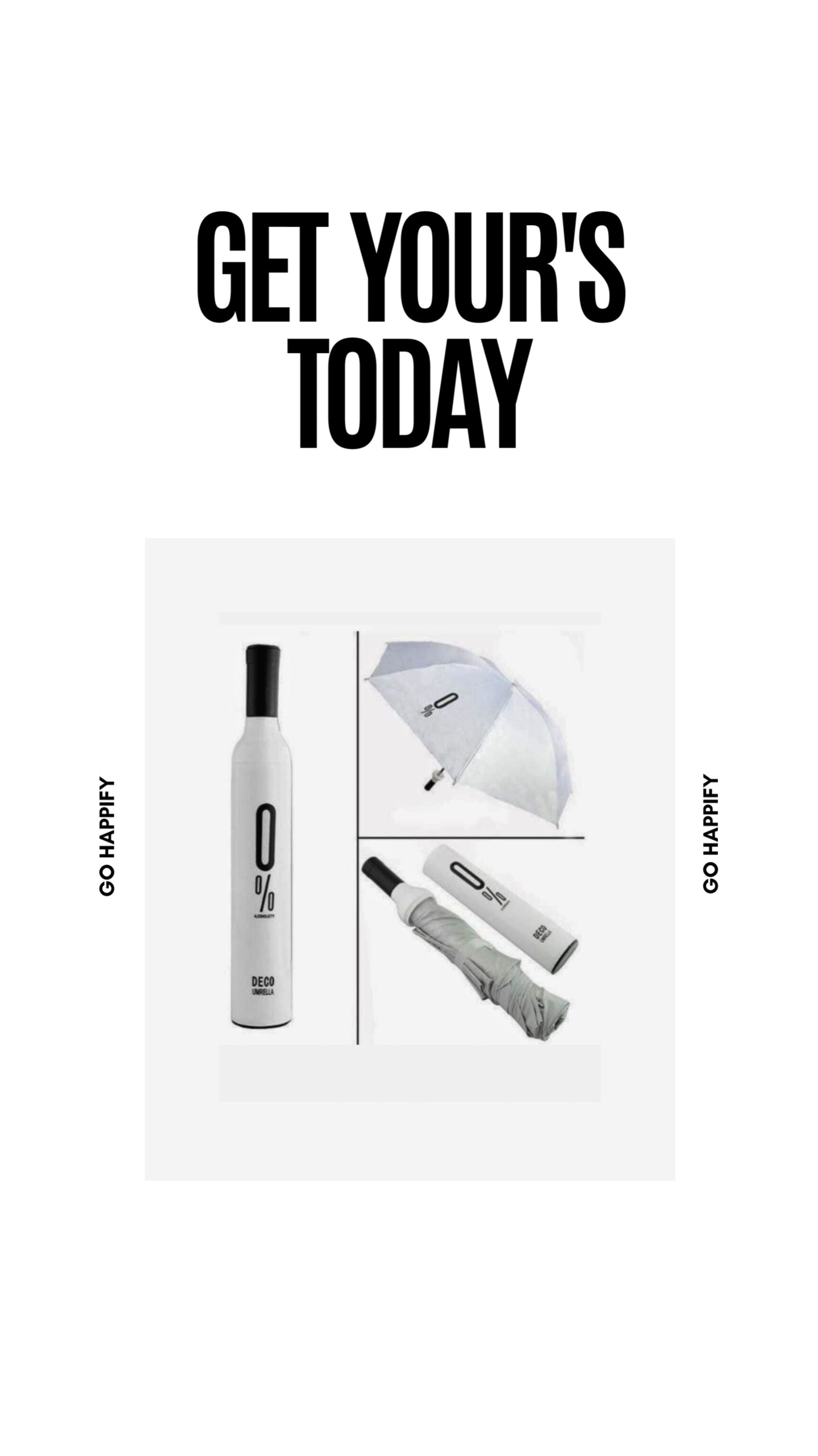 Bottle umbrella