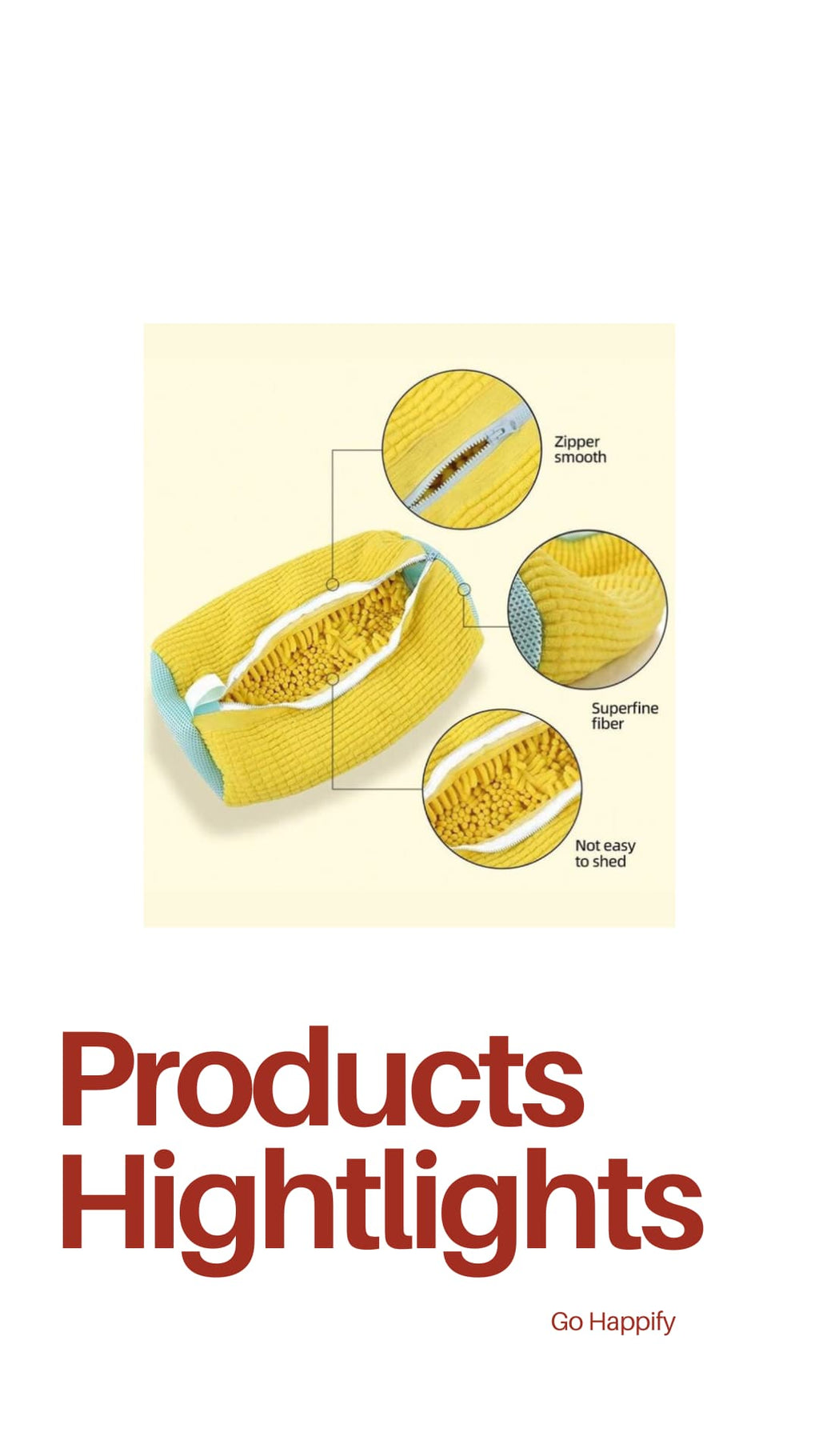 Shoe washing machine bag