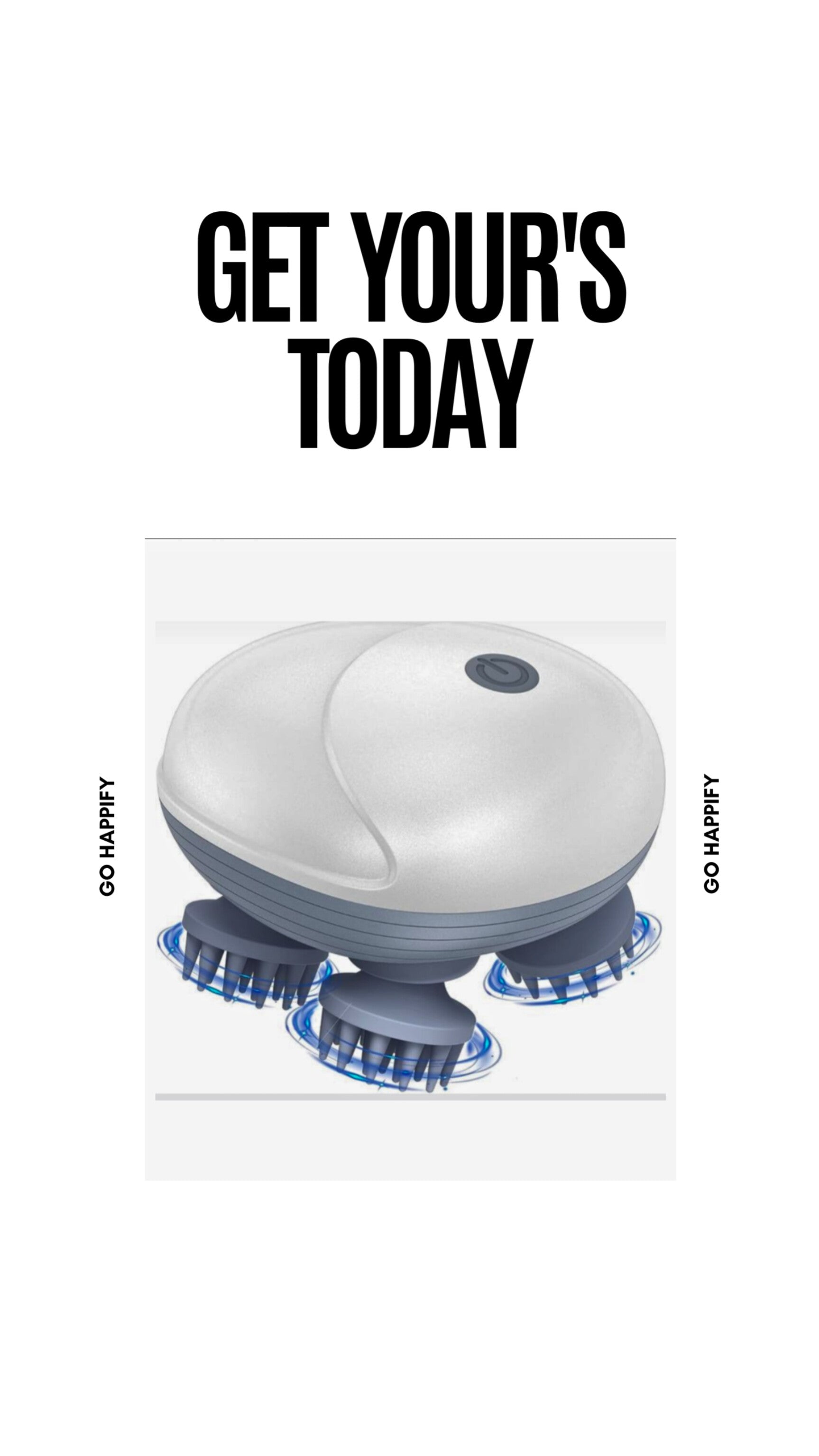 Electric scalp massager