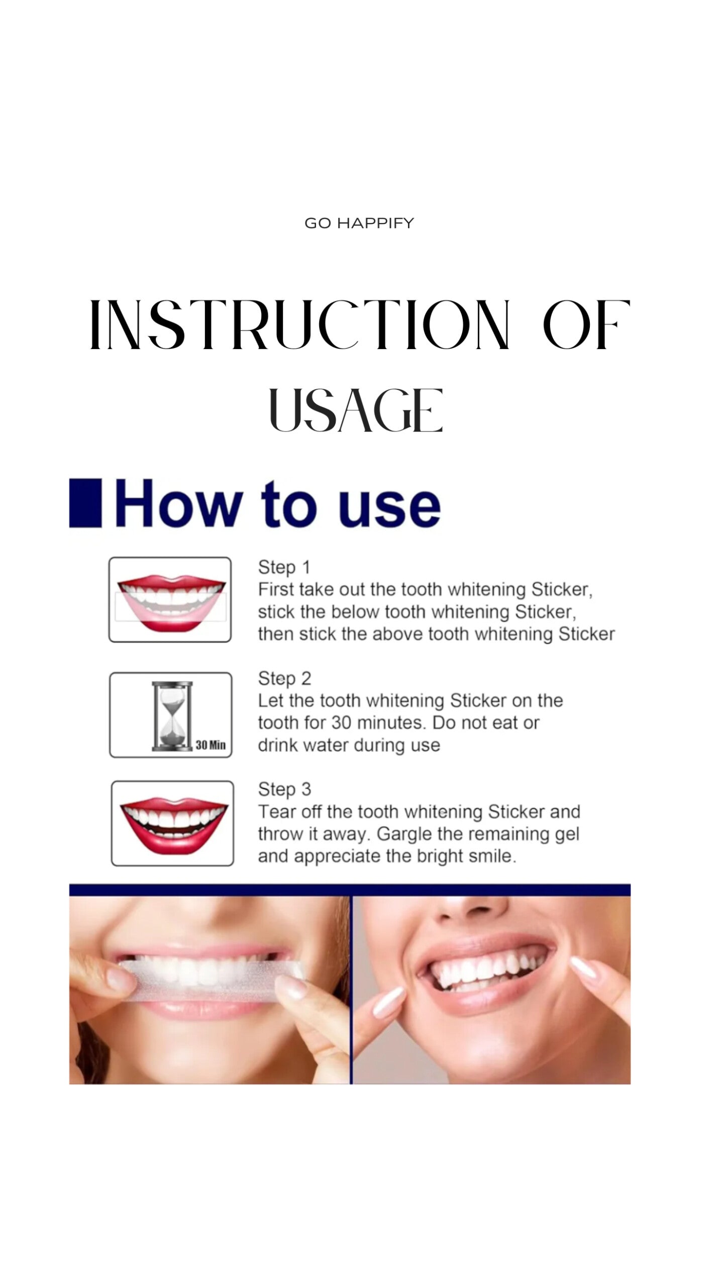Professional Teeth Whitening Strips – Enamel Safe & Fast Results at Home