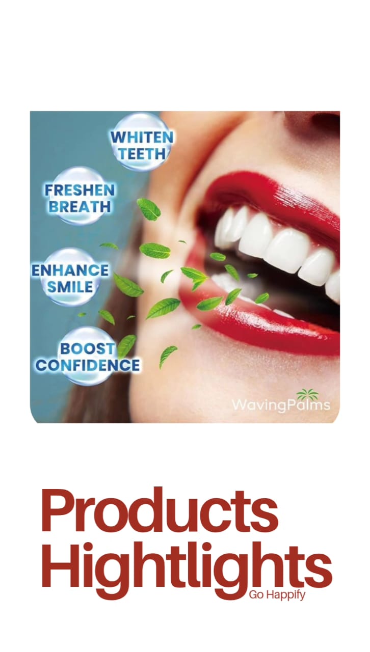 Professional Teeth Whitening Strips – Enamel Safe & Fast Results at Home