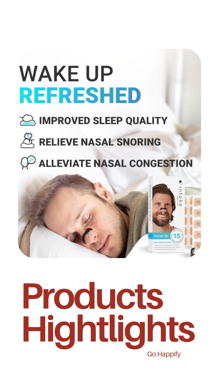 Magnetic Nasal Strips for Snoring Relief – Natural Breathing Support | Sleep Aid for Men & Women